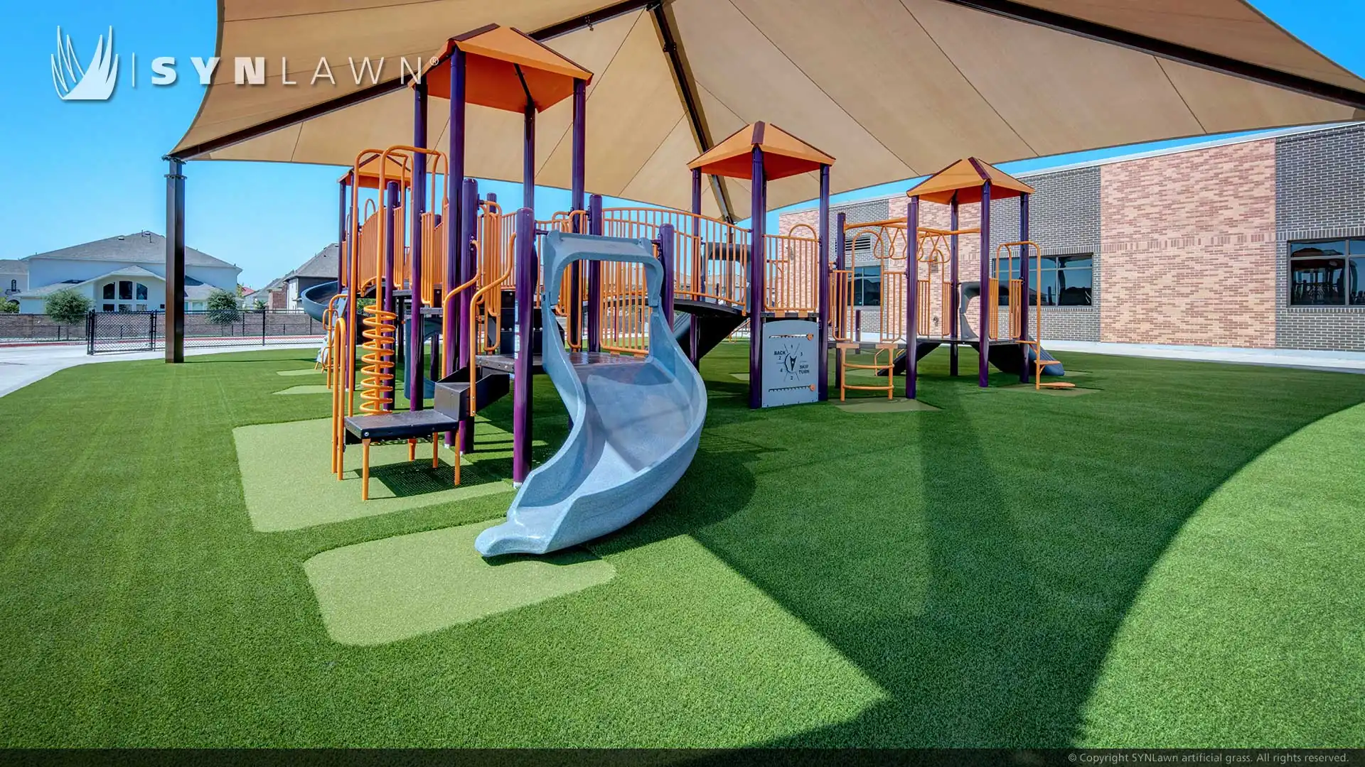 playground artificial grass lawn