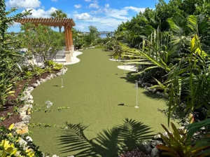 backyard putting green in West Palm Beach, FL