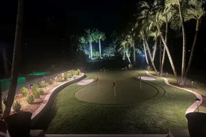 backyard putting green in West Palm Beach, FL