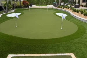 backyard putting green in West Palm Beach, FL