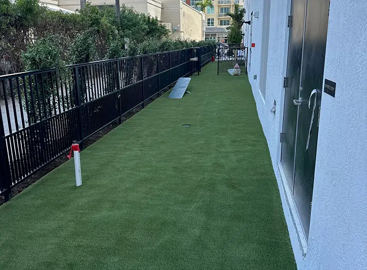 artificial grass dog run in West Palm Beach, FL